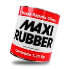 Massa rápida cinza p/ superfícies metálicas maxi rubber 1,25 kg