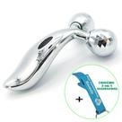 Massageador 3D Facial e Corporal Massoterapia Relaxante + Chaveiro CBRN17775 Massageador 3D Facial e Corporal Massoterapia Relaxante + Chaveiro CBRN17775