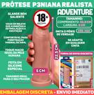 Massageador Adulto íntimo Corporal Flexível - MAGNÍFICO - 22 X 5CM CREME