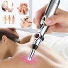 Massageador Caneta Digital Eletro Choque Níveis Energia Massagem Relaxante Forte Suave
