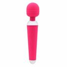 Massageador Corporal Varinha Mágica Magic Wand Portátil Potente Bateria USB 6000 Rpm Rosa
