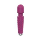 Massageador corporal varinha magica silicone aveludado recarregavel