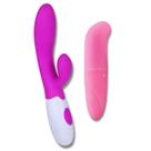 Massageador corporal vibrador feminino golfinho aveludado