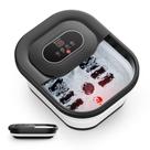 Massageador de banho de spa para pés COMFIER dobrável com calor e luz