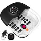 Massageador de banho de spa para pés KNQZE dobrável com aquecimento e controle remoto