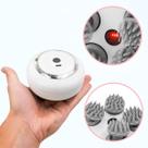 Massageador de Cabeça Portátil Sem Fio USB Branco 3 veloc