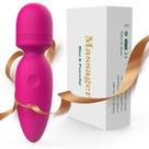 Massageador de costas portátil Fuwyiy Mini 10 modos com bolsa para mulheres