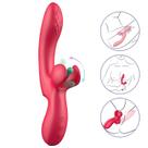 Massageador duplo estimulo com slap e recarregavel
