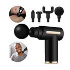 Massageador Elétrico Pistola Massageadora Muscular Portátil Fisitoterapia Massagem