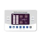 Massageador Elétrico TENS Com 12 Modos, Estimulador Muscular EMS De Pulso, Máquina De Fisioterapia