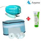 Massageador Elétrico Vibratório e Infravermelho + Creme Redutor FisioFort Slim Massageador Elétrico Vibratório e Infravermelho + Creme Redutor FisioFort Slim
