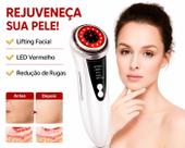 Massageador Facial 4 em 1 LED Rejuvenescedor Anti Rugas Lifting Facial Limpeza Profunda Skin Care Profissional