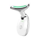 Massageador Facial E De Pescoço Com Terapia De Luz LED De 7 Cores, EMS, Rejuvenescedor De Pele,