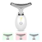 Massageador Facial Elétrico Usb - Pescoço E Face - Branco