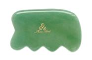 Massageador facial Mina Heal Green Aventurine Jade Gua Sha