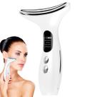 Massageador Facial Rosto Pescoço Pele Antirrugas Evelhecimento Terapia Luz Led Esquenta Massagem Ems Rugas Papada Beleza