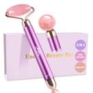 Massageador facial ZS ZESHIN Upgrade 2 em 1 Vibrating Jade Roller