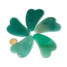 Massageador Gua Sha Quartzo Verde Natural 50g 70mm - Pedra de Massagem