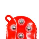 Massageador Luva Corporal Massagem Estetica Manual 7 Esferas Portatil Costas Pescoço Relaxamento Cor:Vermelho Massageador Luva Corporal Massagem Estetica Manual 7 Esferas Portatil Costas Pescoço Relaxamento Cor:Vermelho
