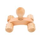 Massageador Manual Carrinho De Madeira Com Rodinhas