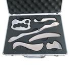 Massageador NCCYOOT Gua Sha em Aço Inoxidável Conjunto com 6 Peças Massageador NCCYOOT Gua Sha em Aço Inoxidável Conjunto com 6 Peças