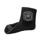 Massageador Pneumático Para Tornozelos Preto Com Controle Inteligente De Temperatura, Três Modos E