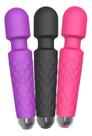 Massageador Profissional Silicone Elétrico Portátil Flexível