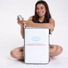 Massageador Térmico Almofada Vibro Alphamed Alivio As Dores Gel
