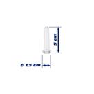 Massageador ventosa facial tipo copo - mini - 5cm