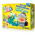 Massinha Art Kids - Kit de Massinhas de Modelar Gorila Dentista Acrilex - 7891153094076