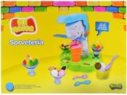 Massinha Comidas Sorveteria - com Acessórios