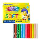 Massinha Criativa 12 Cores 180g Soft Amido Acrilex