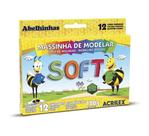 Massinha De Modelar 12 Cores Acrilex Soft