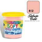 Massinha de Modelar Acrilex Soft Baby 150g Salmão Bebê