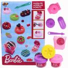 Massinha de Modelar Donuts Barbie Brinquedo Massa Fun F01377