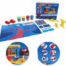 Massinha de Modelar Hot Wheels Posto Pista Team Fun F01382 Massinha de Modelar Hot Wheels Posto Pista Team Fun F01382