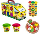Massinha De Modelar Ônibus Coti Massa Cheirinho Tutti Frutti - Brinquedo Infantil Cotiplás