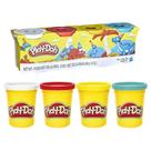 Massinha de Modelar Play-Doh Com 4 Cores Mod 2 - Hasbro Massinha de Modelar Play-Doh Com 4 Cores Mod 2 - Hasbro