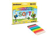 Massinha De Modelar Soft 12 Cores - Acrilex
