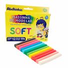 Massinha De Modelar Soft 12 Cores Acrilex Massinha De Modelar Soft 12 Cores Acrilex