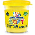 Massinha de Modelar Soft 150g Amarelo Limão Acrilex Massinha de Modelar Soft 150g Amarelo Limão Acrilex