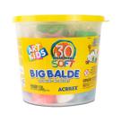 Massinha de Modelar Soft Acrilex Big Balde 30 cores diversas Massinha de Modelar Soft Acrilex Big Balde 30 cores diversas