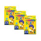 Massinha de Modelar SOFT Acrilex com 6 cores Kit com 3 unid