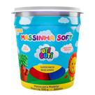 Massinha de Modelar Soft Pote 500gr 5 Cores Sortidas Utiguti