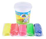 Massinha de Modelar Soft Utiguti Pote 05 Cores - 500g