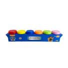 Massinha ki massa patrulha canina kit com 6 potes - sunny 003041