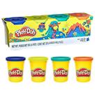 Massinha Play-Doh 4 Potes Sortidos Hasbro Original 1magnus -