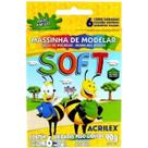 Massinha Soft Conjunto com 6 Cores 90g