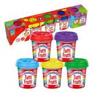 Massinhas De Modelar Tutti Frutti Kit Massas Divertidas 5 Cores 50g Infantil Especial - Super Toys