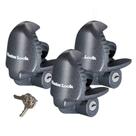 Master Lock 379KA-3 Trava Universal para Engate de Reboque Kit com 3 Unidades